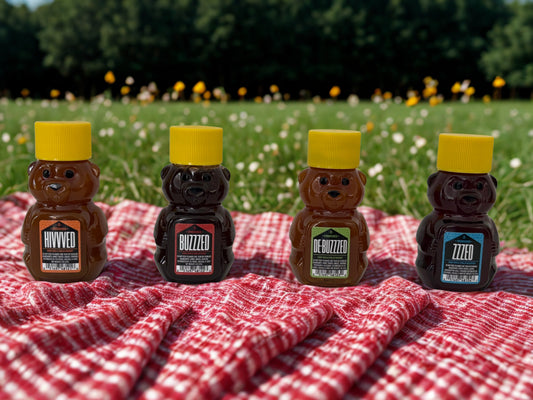 Unabashed Honey Starter Pack- 4 x 2 oz Honey Bears